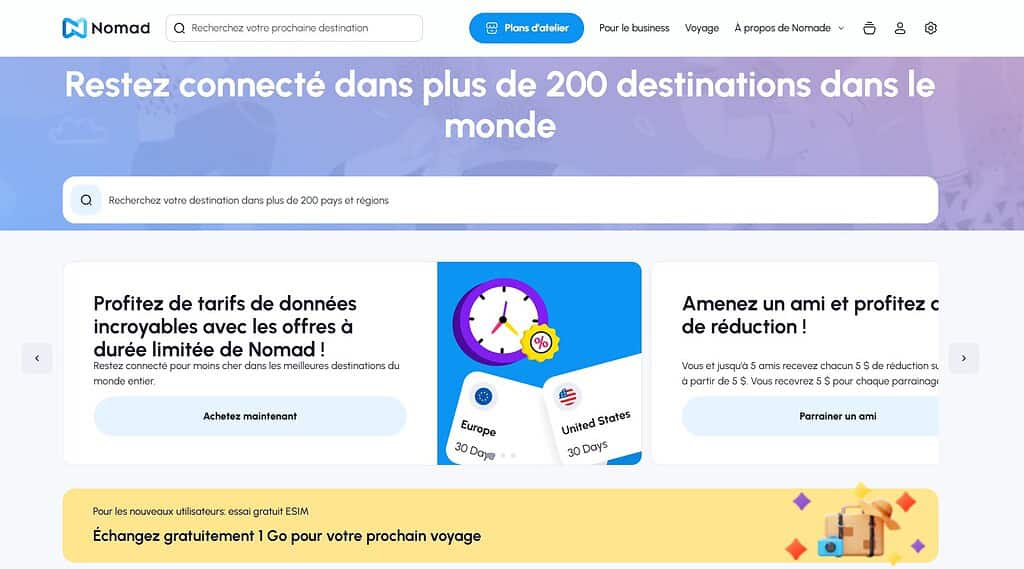 home page Nomad